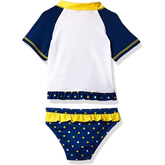 Wippette Girls' Flower Rashguard Set - 2T - Picture 2 of 2